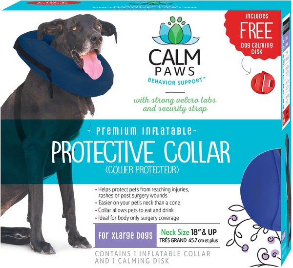 Calm Paws Inflatable Protective Dog & Cat Collar, X-Large slide 1 of 5