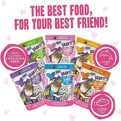 BFF Rainbow A Gogo Variety Pack Wet Cat Food Pouches, 3-oz, case of 12
