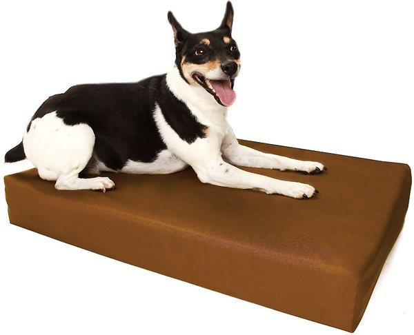 Big Barker 4" Orthopedic Sleek Dog Crate Pad, Tan, Small slide 1 of 8