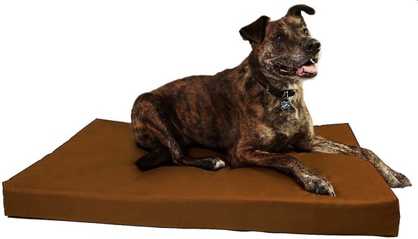 Big Barker 4" Orthopedic Sleek Dog Crate Pad, Tan, Large slide 1 of 8