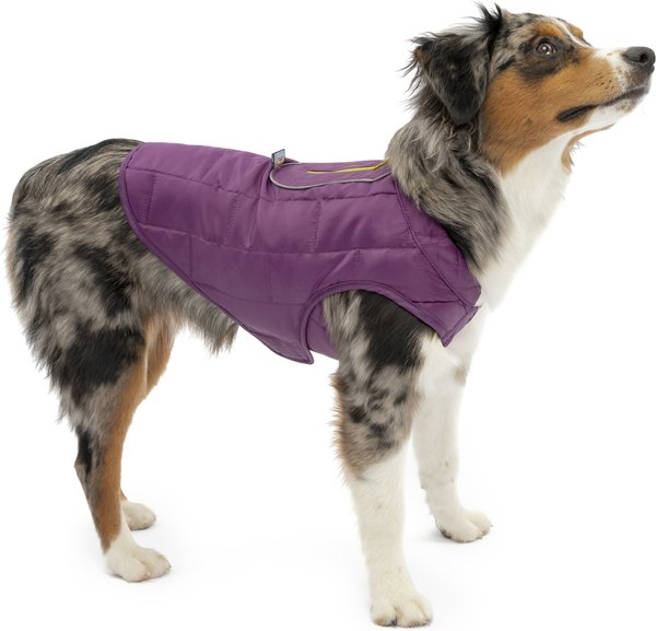 Kurgo Loft Reversible Insulated Dog Quilted Coat, Purple, Small slide 1 of 11