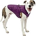 Kurgo Loft Reversible Insulated Dog Quilted Coat, Purple, Medium