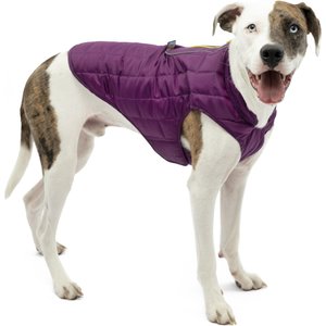 Kurgo Loft Reversible Insulated Dog Quilted Coat, Purple, Medium