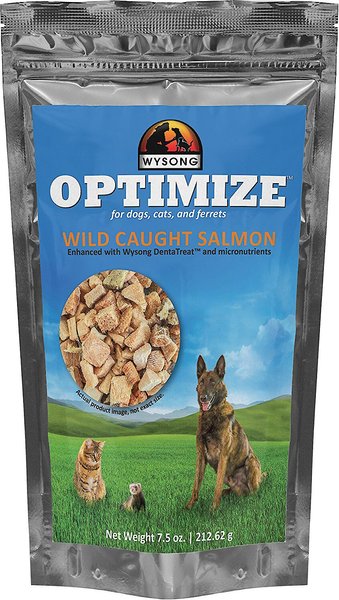 Wysong Optimize Wild Caught Salmon Dog, Cat & Ferret Food Topper, 7.5-oz bag slide 1 of 2