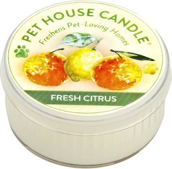 Pet House Fresh Citrus Natural Plant-Based Mini Candle, 1.5-oz jar