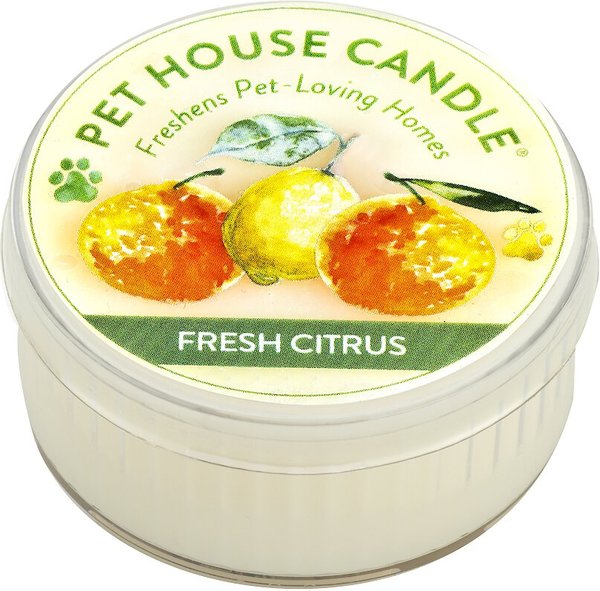 Pet House Fresh Citrus Natural Soy Candle, 1.5-oz jar slide 1 of 3