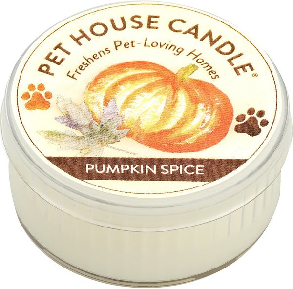 Pet House Pumpkin Spice Natural Plant-Based Mini Candle, 1.5-oz jar slide 1 of 3