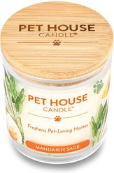 Pet House Mandarin Sage Natural Plant-Based Wax Candle, 9-oz jar slide 2 of 5