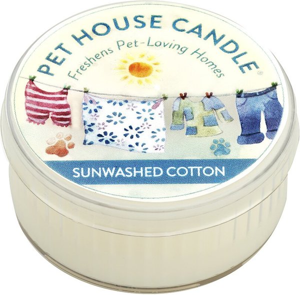 Pet House Sunwashed Cotton Natural Soy Candle, 1.5-oz jar slide 1 of 4