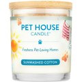 Pet House Sunwashed Cotton Natural Plant-Based Wax Candle, 9-oz jar