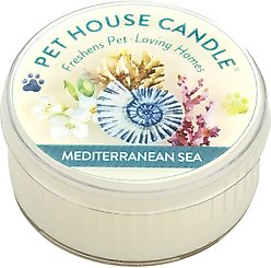 Pet House Mediterranean Sea Natural Plant-Based Candle, 1.5-oz jar