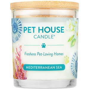 Pet House Mediterranean Sea Natural Plant-Based Wax Candle, 9-oz jar