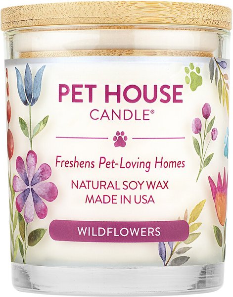 Pet House Wildflowers Natural Plant-Based Wax Candle, 9-oz jar slide 1 of 6