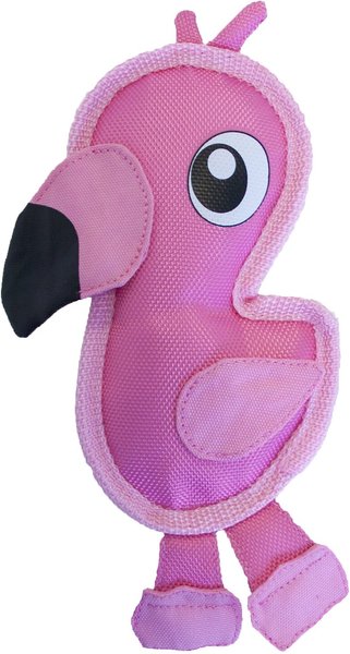 Outward Hound Fire Biterz Flamingo SM Squeaker Dog Toy