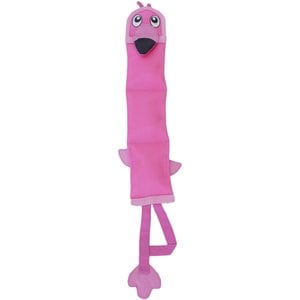 Outward Hound Fire Biterz Squeaky Dog Toy Flamingo, X-Large