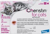 Cheristin Flea Spot Treatment for Cats, over 1.8 lbs, 6 Doses (6-mos. supply)