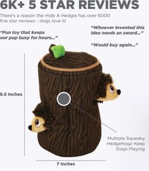 Outward Hound Hide A Hedgie Squeaky Puzzle Plush Dog Toy, Hedgehog slide 2 of 9