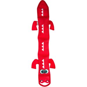 Outward Hound Fire Biterz Squeaky Dog Toy, Red Dragon, 3 Squeakers
