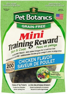 Pet Botanics Mini Training Reward Chicken Flavor Grain-Free Dog Treats, slide 1 of 1