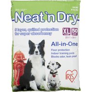 IRIS Neat 'n Dry Floor Protection & Dog Training Pads, XL: 35.5 x 23.5-in, Unscented
