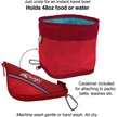 Show in main carousel: Kurgo Zippy Travel Polyester Dog Bowl, Blue, 6-cup slide 3 of 8