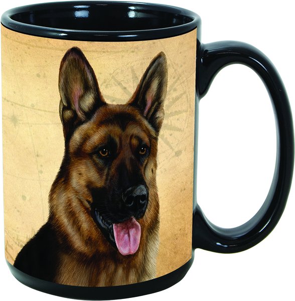 PET GIFTS USA My Faithful Friend Dog Breed Coffee Mug, German Shepherd ...