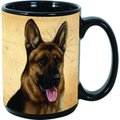 Pet Gifts USA My Faithful Friend Dog Breed Coffee Mug, German Shepherd, 15-oz