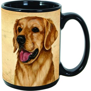 Pet Gifts USA My Faithful Friend Dog Breed Coffee Mug, Golden Retriever, 15-oz