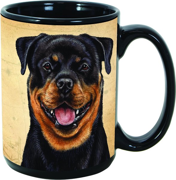 Pet Gifts USA My Faithful Friend Dog Breed Coffee Mug, Rottweiler, 15-oz slide 1 of 2