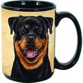Pet Gifts USA My Faithful Friend Dog Breed Coffee Mug, Rottweiler, 15-oz