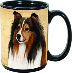 Pet Gifts USA My Faithful Friend Dog Breed Coffee Mug, Sheltie, 15-oz