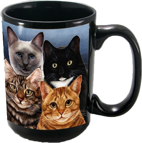 Pet Gifts USA My Faithful Friend Cat Menagerie Coffee Mug, 15-oz slide 1 of 2