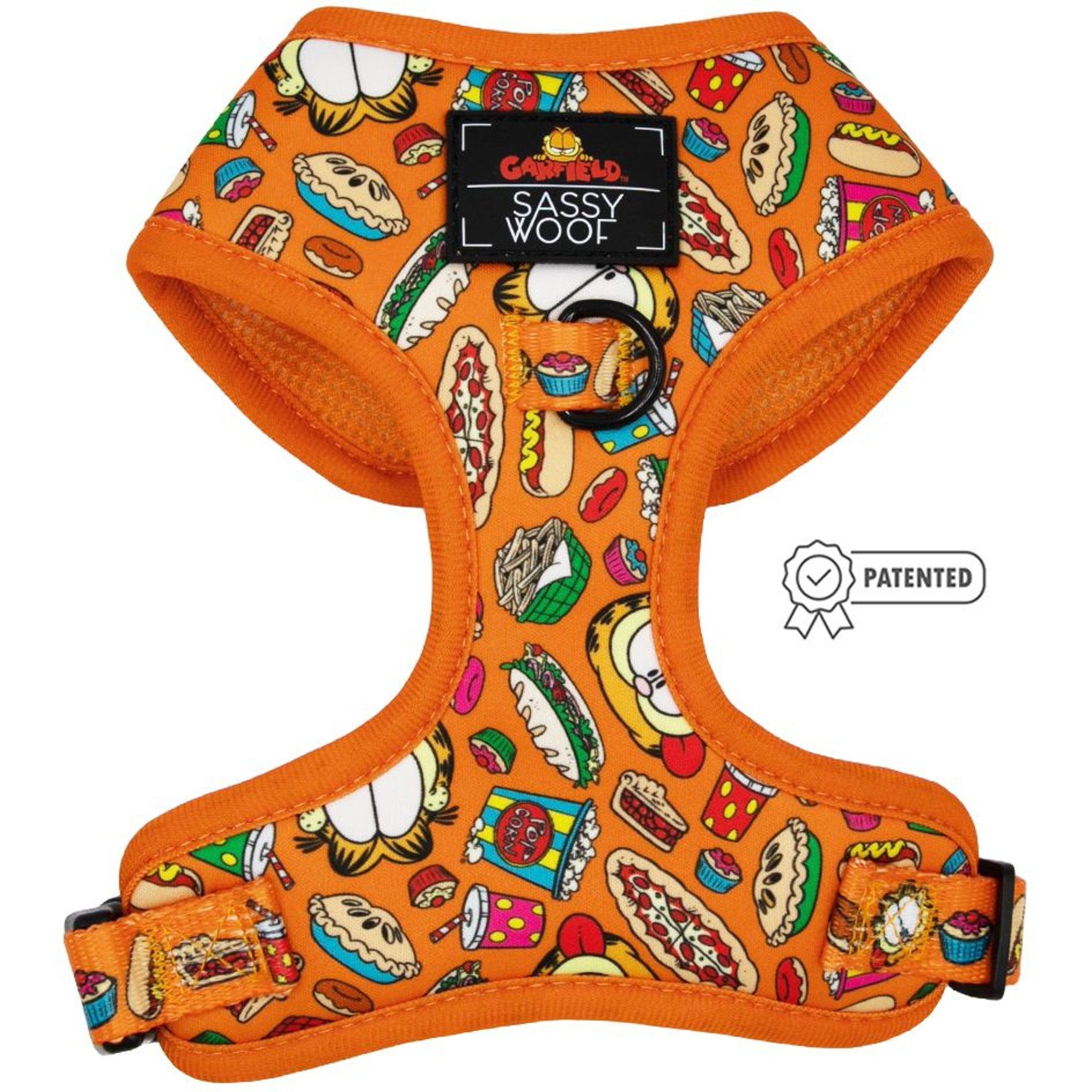 Sassy Woof Garfield Dog Harness, Large: 22 to 33-in chest