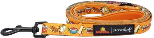 Show full view: Sassy Woof Garfield Dog Leash, One Size: 5-ft long, 1-in wide slide 3 of 6