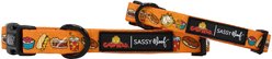 Sassy Woof Garfield Dog Collar, Small: 9.5 to 13-in neck, 1/2-in wide