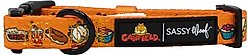 Sassy Woof Garfield Dog Collar, Small: 9.5 to 13-in neck, 1/2-in wide slide 2 of 5