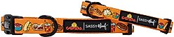 Sassy Woof Garfield Dog Collar, Medium: 12.6 to 19.7-in neck, 1-in wide