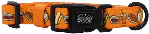 Show full view: Sassy Woof Garfield Dog Collar, Large: 16 to 26-in neck, 1.5-in wide slide 2 of 5
