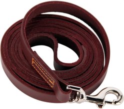 Logical Leather Dog Leash, Brown, 6-ft slide 1 of 8
