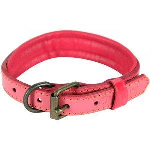 Hot Pink- Luxury Designer Monogram Empreinte Leather Dog CollarPet Supply  Mafia