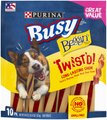 Busy Bone Purina Busy Bone with Beggin' Twist'd! Long-Lasting Small/Medium Dog Treats, 10 count