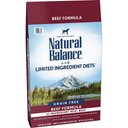Natural Balance L.I.D. Limited Ingredient Diets Grain-Free Beef Formula Dry Dog Food, 24-lb bag