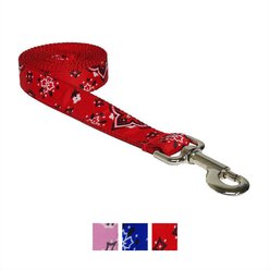 Sassy Dog Wear Bandana Dog Leash, Large, Red