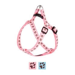 Sassy Dog Wear Puppy Paws Dog Harness, Pink & Brown, X-Small 