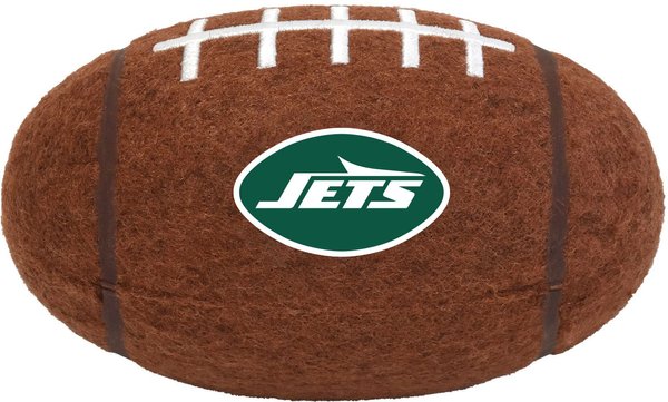 Show full view: Littlearth Tough Chewer Dog Ball Toy, New York Jets slide 1 of 6