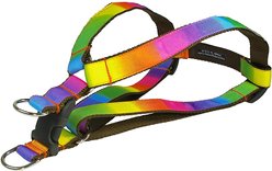 Sassy Dog Wear Rainbow Dog Harness, Rainbow, Large
