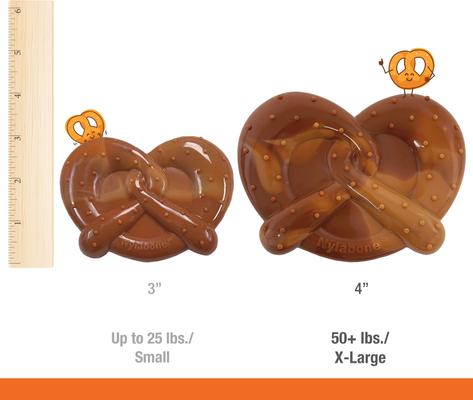 Show full view: Nylabone Power Chew Pretzel Dog Toy Bacon & Peanut Butter, X-Large/Souper slide 7 of 11