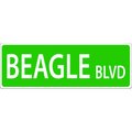Imagine This Company Dog Breed Street Sign, Beagle