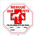 Imagine This Company "Rescue Our Pets" Garden Sign, Standard