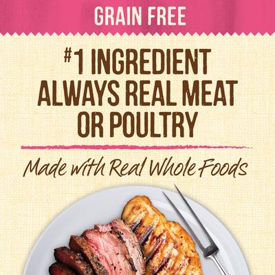 Show full view: Merrick Lil'Plates Mini Medley Wet Dog Food Variety Pack, 3.5-oz tub, case of 12 slide 5 of 12